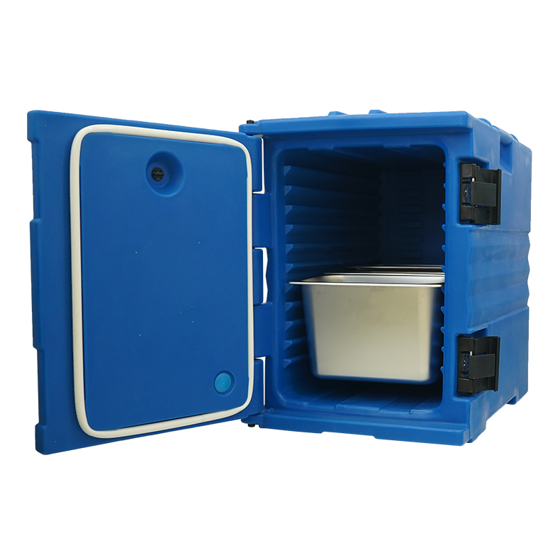 2022 Newest Brown Stackable Food Pan Carrier With Stainless Steel Pan Insulated Food Transport