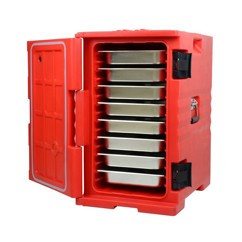 Hot And Cold Food Transport Containers Insulated Food Trolley / Food